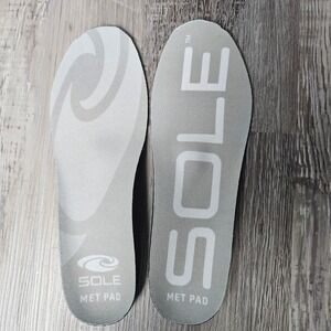 SOLE Active Thin Met Pad Insoles Trimmed Mens 8 Womens 9.5 Heat Moldable
